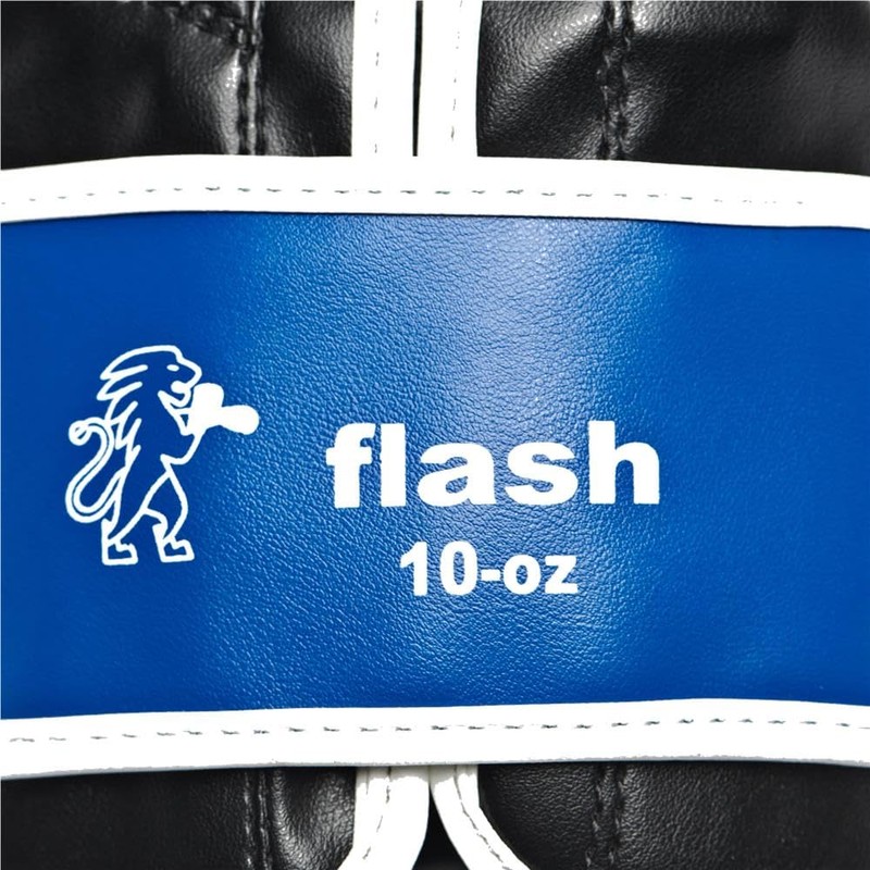 LEONE 1947, Junior Flash Unisex Child Boxing Gloves Blue 4