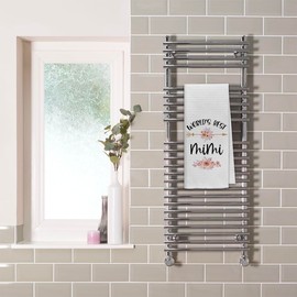 Dibor Mimi Gifts Kitchen Towels Dish Towels Dishcloth,World’s Best Mimi Floral Decorative Absorbent Drying Cloth Hand Towels Tea Towels for Bathroom Kitchen,Grandma Mother’s Day