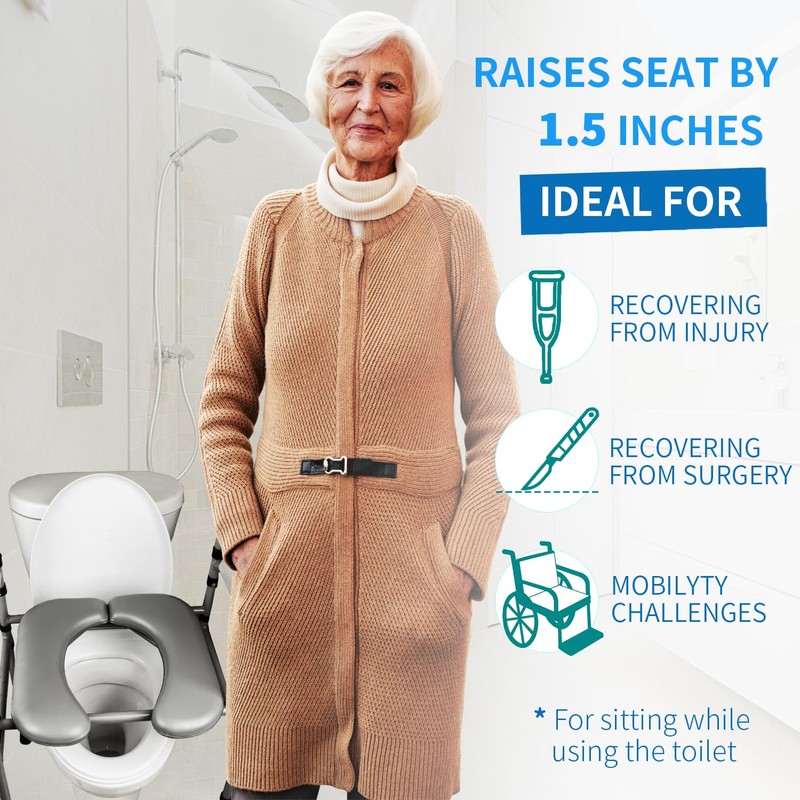Toilet seat cushion, soft and comfortable seat accessories, waterproof leather,