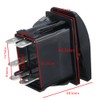 Mintice trade; 12V Car Blue LED Light Illuminated Rocker Switch