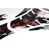 BIKE-label Tank Pad Motorcycle Sticker Skull Compatible with Kawasaki X502361VA