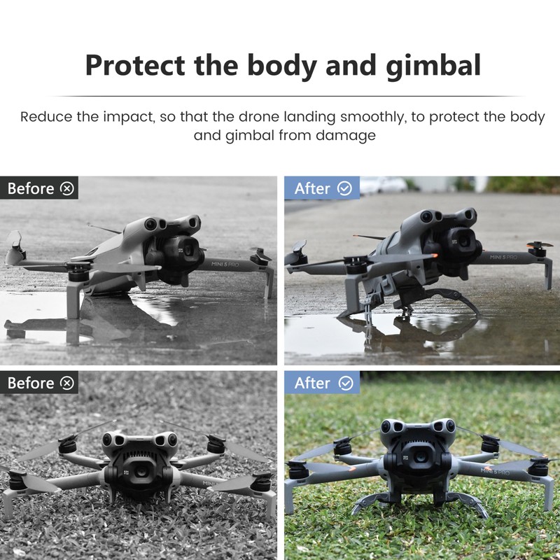 STARTRC DJI Compatible Mini 5 Pro Landing Gear Height Increase