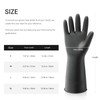 ThxToms 3 Pairs Dishwashing Cleaning Gloves, Reusable Dishwashing latex Gloves