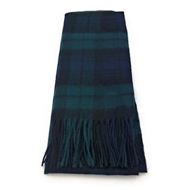 Clans of Scotland - Pure Lamb’s wool Scottish Clan Tartan Scarf- 100% Wool - Pure Wool Tartan Plane Scarf - Perfect for Men and Women - 12x60 Inches (CAMPLBELL CLAN), One Size