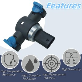 31432653 Fuel Pressure Sensor,Replaces 31478293 31405791 31372030,Compatible with 2014-2019 Volvo S60 S80 V60 V90 XC40 XC60 XC70 XC90