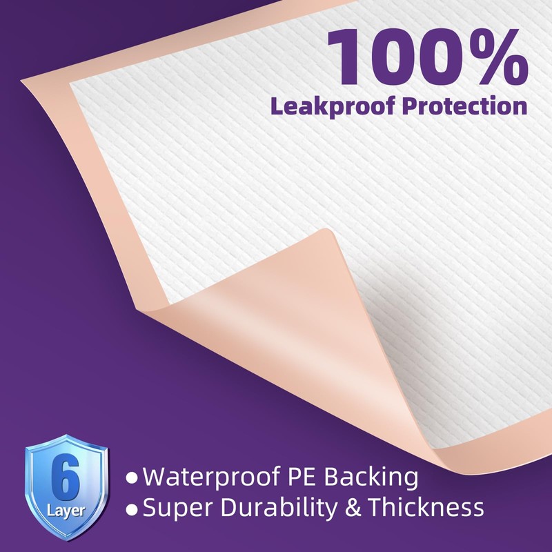 MKISS Bed Pads Disposable 30" x 36" [30 Count] Heavy