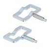 2pcs Exhaust Manifold Clamp Repair Kit Manifold Stud Clamp Replacement