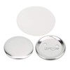 100 Sets 56mm Lapel Pins Button Parts Making Accessories DIY