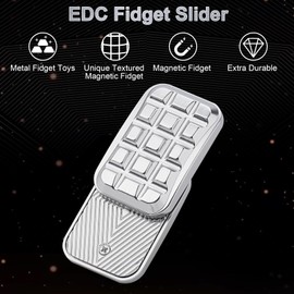 OBEST Fidget Slider Toy Adults, Fidget Slider Toys, Metal Fidget Slider Adults, EDC Decompression Toy, Decompression, Rotation Fidget, Stress Relief Toy Office Stress Relief