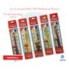 NATARAJ 5 x 0.5mm POKIT Mechanical Soft Grip HB Pencils