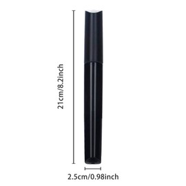 2 Pack Travel Toothbrush Case, Lightweight Portable Breathable Plastic Brushes Storage Container Toothbrush Holder for Travel Camping Business Gym Home Hotel Use, Not Including Toothbrush (Black)