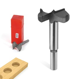 ZDNT 40mm Forstner Bit Set,High-Speed Steel Wood Drill Bits for Woodworking,Premium Drill Bit Kit for Flat Bottom Holes, Pocket Holes, Hinge Installation (40mm)