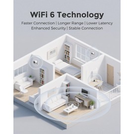 Devo CCAZ10 Security Camera 2K | Indoor &Outdoor|Baby Monitor & Pet Camera | 2-Way Audio, Color Night Vision, Live Stream, Motion Alerts & Notifications White,1 Cam