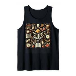 Vintage Verve: Rock the Retro Vibes in Our 100 Days Tank Top