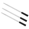 3Pcs 8mm Stainless Steel Harpoon Rod Diddle Net Stick Fishing