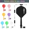 CyeeLife 6 Pack Integrated Dart Flight and Shaft, One Piece