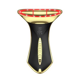 MEBAO True Beauty Glow Facial Massager for Neck Care, Red Light for Face,Water Resistant Luminesce 5-in-1 Led Facial Sculptor