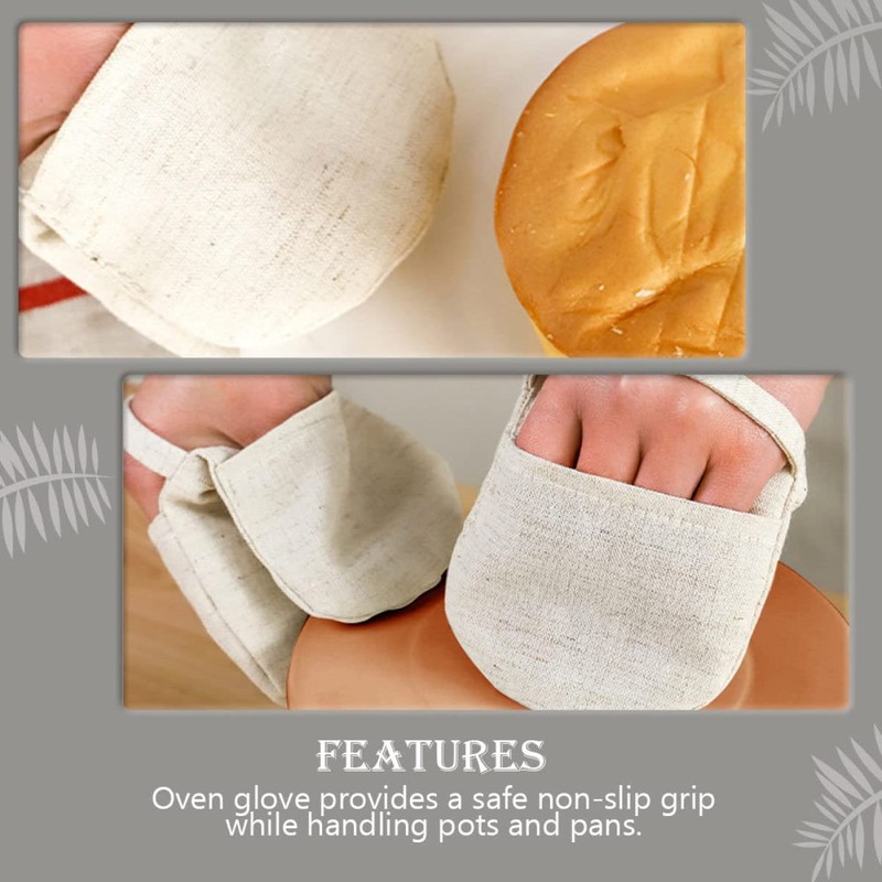 Ciieeo Heat Resistant Kitchen Oven Gloves and Scald Mitts for