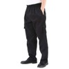 Men's Black Cargo Style Chef Pants Baggy Kitchen Uniforms Work