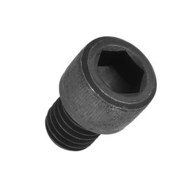 Kozelo Pack of 10 Cylinder Screws with Hexagon Socket - [M12-1.75 x 16 mm] Screws Carbon Steel Black Oxide DIN 912 Full Thread Allen Screw for Industrial Mechanical