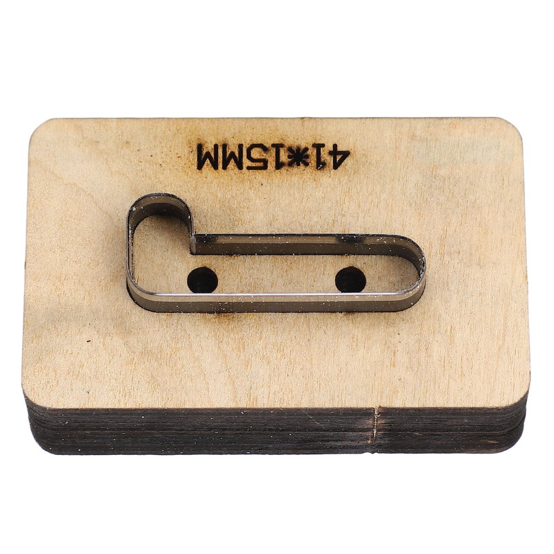 Leather Punching Cutting Die Number 1 Shape High Hardness Alloy