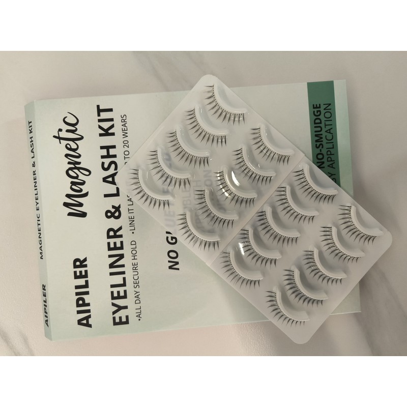 AIPILER Magnetic 10-Pair Kit – Strong Hold, Natural Look