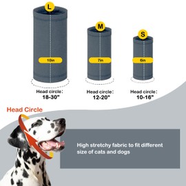 Lelepet Dog Snood Ear Muffs Noise Protection Dog Ear Defenders for Dogs Ear Wrap for Dogs Pet Neck and Ears Warmer Hood Headwear Ear Cover for Fireworks Anxiety Relief Dog Calming Headband, Green M