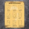 Metal Sign with Dressage Riding Hoof Strike Motif