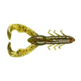 Yum YCW302 Christie Craw Soft Bait, Watermelon Red Flake