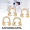 4pcs Resin Dental Dam Clamps Barrier Clip Dental Materials Tool