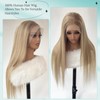 Highlight Human Hair Wigs Balayage Blonde Highlighted 13x4 Lace Front
