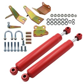 Ram Steering Stabilizer-Front N3 Dual Steering Stabilizer 8749530 Compatible With 2003-2013 Ram 2500 3500 4WD-Improves Control and Handling