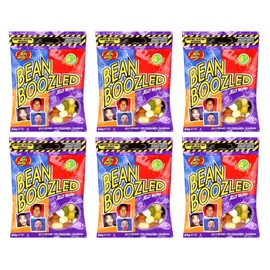 Jelly Belly BEANBOOZLED – 6 Pack of Bagged Jelly Beans (54g per Bag)