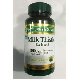 Nature's Bounty Milk Thistle 1000mg Softgels 50 ea (Pack of 5)