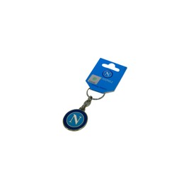 SSC NAPOLI, Portachiavi Logo Unisex Adulto, Azzurro
