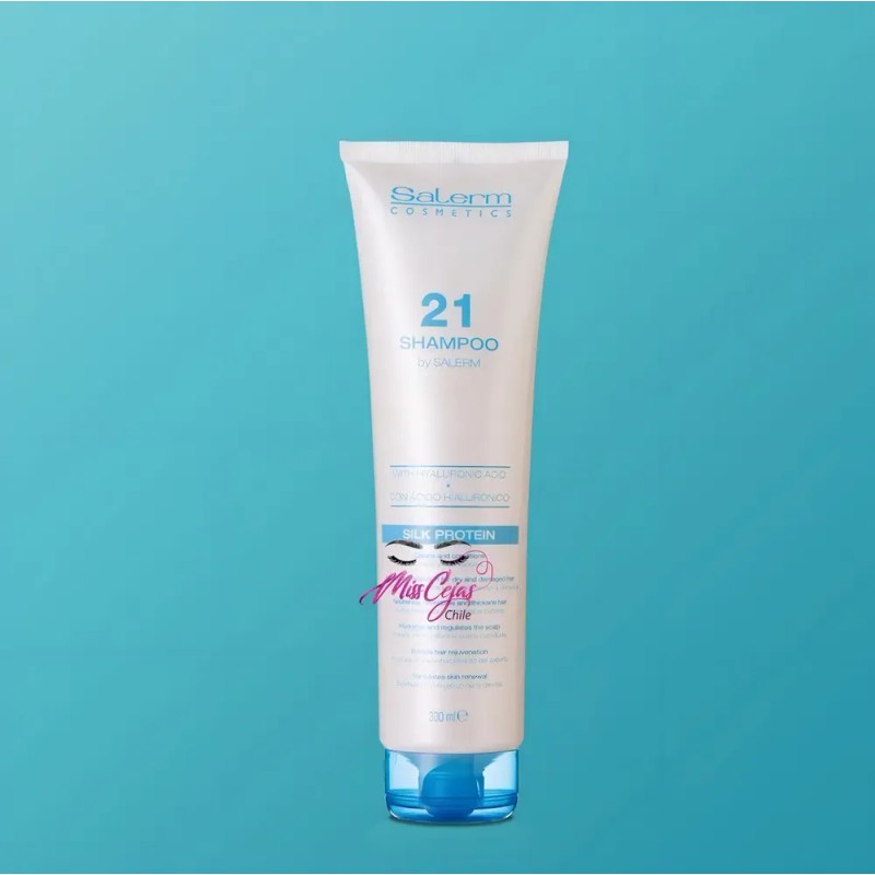 Shampoo Para Reparar El Cabello Seco Y Dañado Salerm 300
