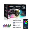 Hovano RGB LED Rock Lights, 20 Pods Waterproof Magic-RGB Multicolor