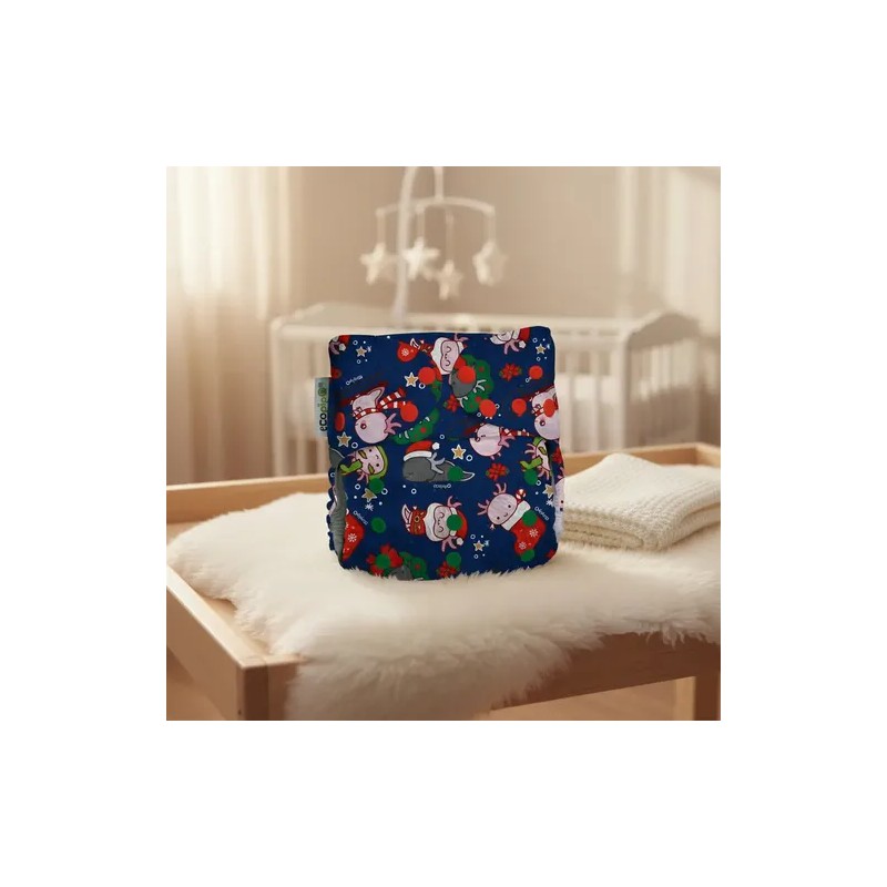 Pañal Ecopipo Navidad Unitalla Minky (sin Absorbentes)