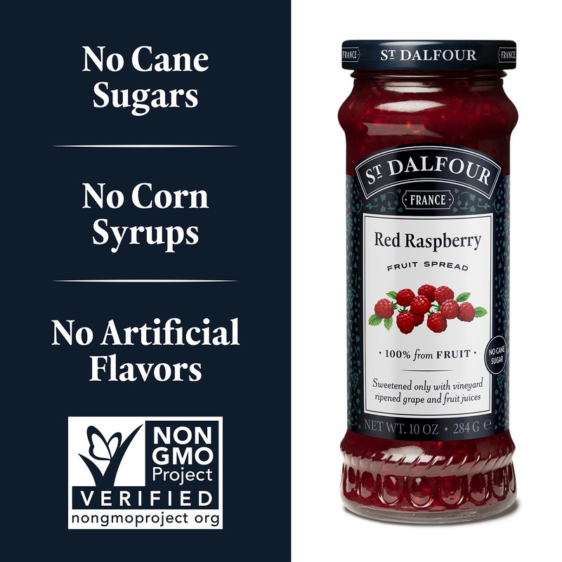 St. Dalfour Red Raspberry Fruit Spread - 10oz - 100%