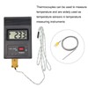 sourcing map 2pcs K Type Thermocouple with Plug, Meter Temperature