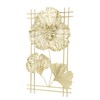 Ginkgo Leaf Wall Hanging Decor Metal Iron 3D Golden Ginkgo