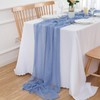 Aoksunova Muslin Table Runner, Chiffon, Gauze Fabric, 3 m x