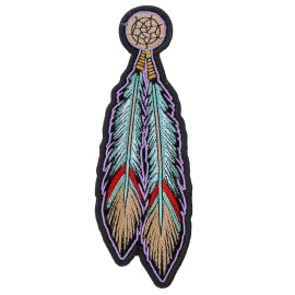 Ivamis Tribal Feathers Patch - 2.25x6.5 inch - P3117