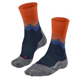 FALKE TK2 Men's Hiking Socks Medium Padding Anti-Bubble Long Warm Trekking Socks Breathable Quick-Drying Climate Regulating Odour-Inhibiting Wool Functional Material 1 Pair