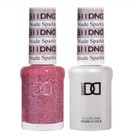 DND DUO Matching Gel & Lacquer #511 - Nude Sparkle
