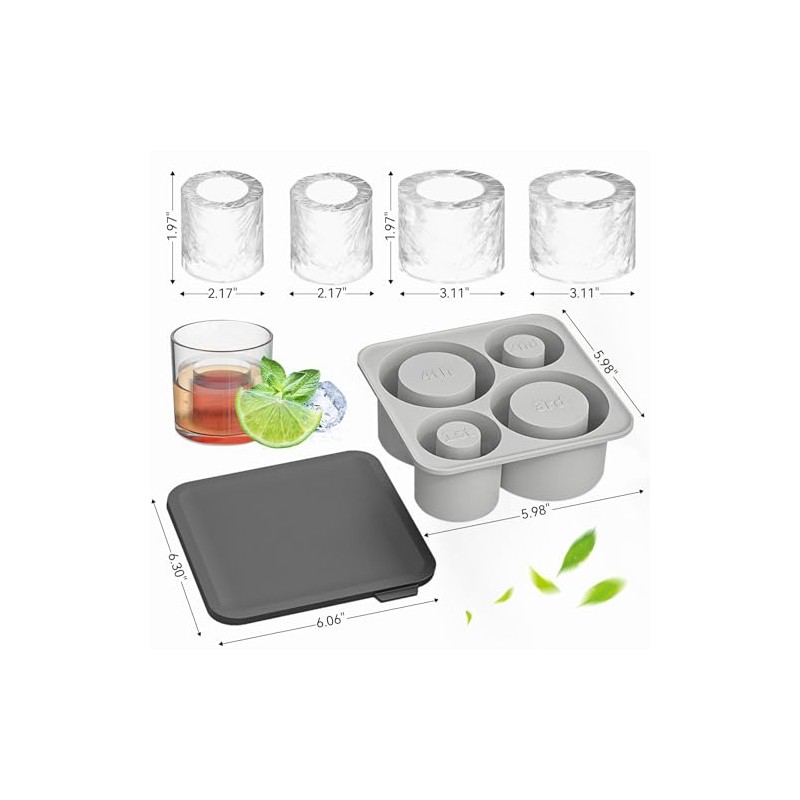 Bandeja de Hielo Ice Mold para Staney Copa, Moldes para