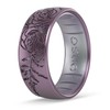 Enso Rings Etched Classic Silicone Rings - Comfortable and Flexible
