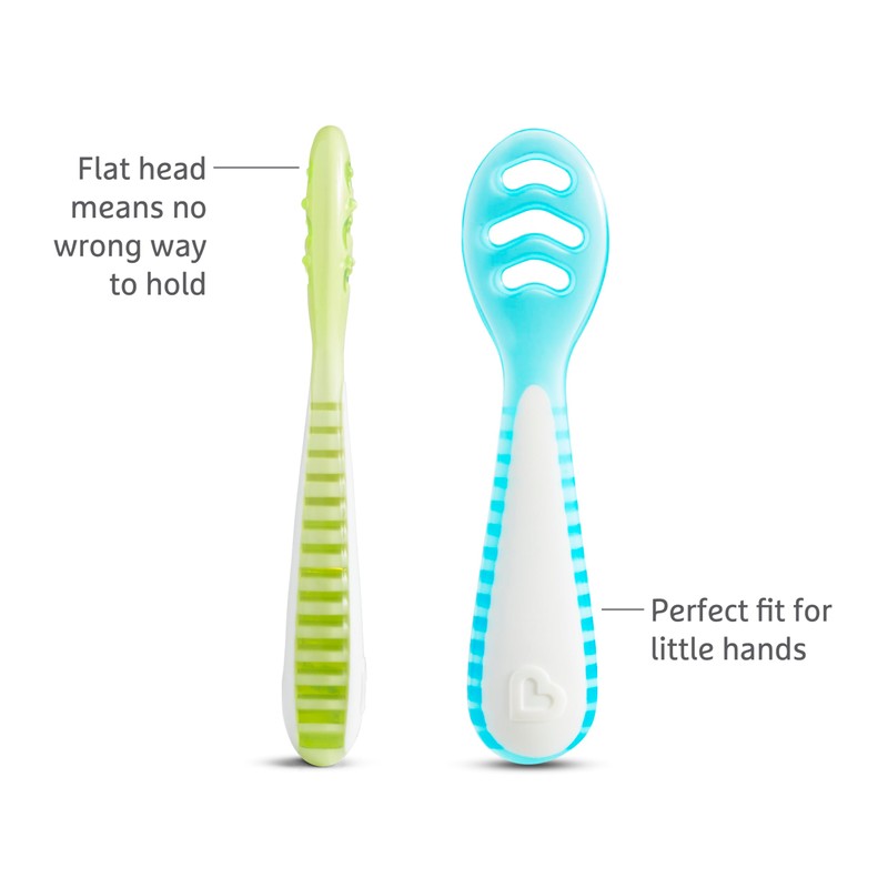Munchkin® Gentle Dip™ Baby Spoons for Self Feeding and Baby