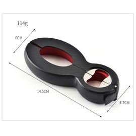 Tongke 6 in 1 Jar Bottle Can Lid Opener, Multi Bottle Can Opener