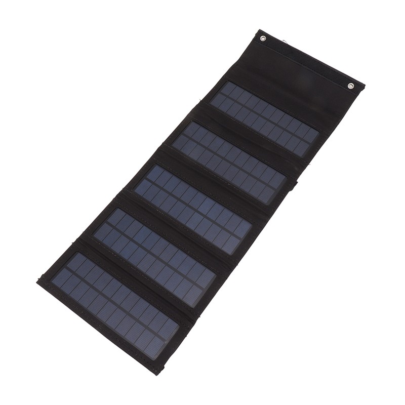50W Portable Solar Panel Bag Monocrystalline Silicon 5 Folding Solar